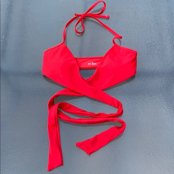 Aerie Halter Wrap Bikini Top - Picture 3 of 5